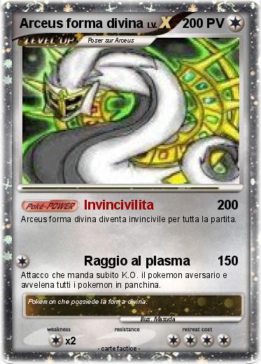 Pokemon Arceus forma divina