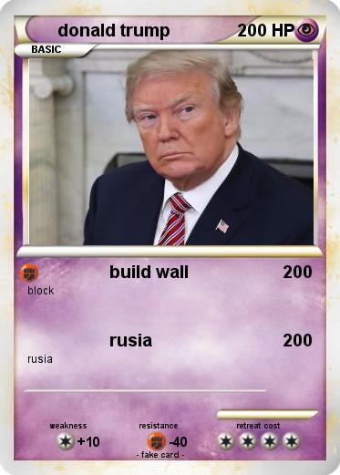 Pokemon donald trump