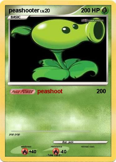 Pokemon peashooter