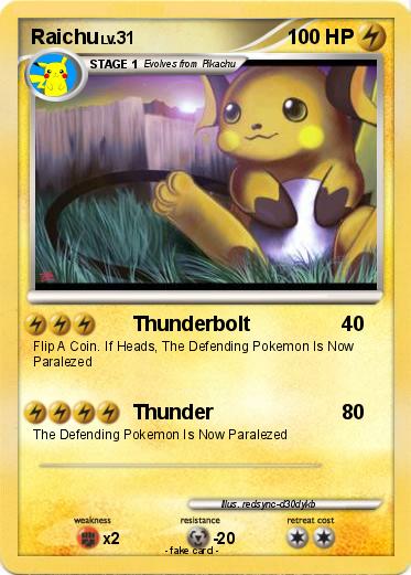 Pokemon Raichu
