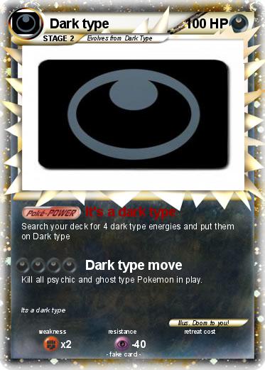 Pokemon Dark type