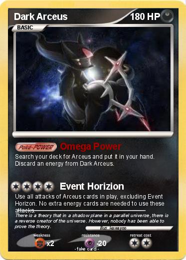 Pokemon Dark Arceus