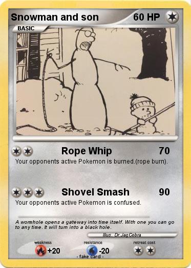 Pokemon Snowman and son