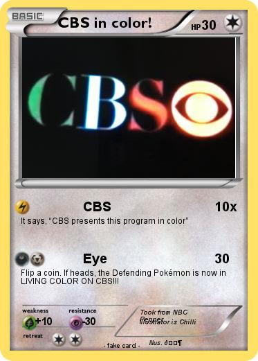 Pokemon CBS in color!