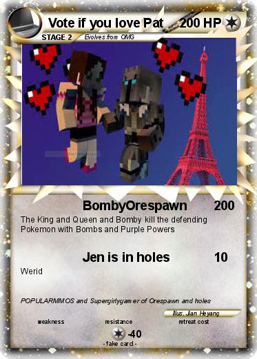Pokemon Vote if you love Pat