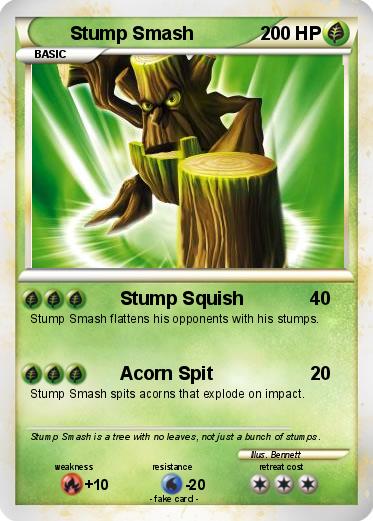 Pokemon Stump Smash