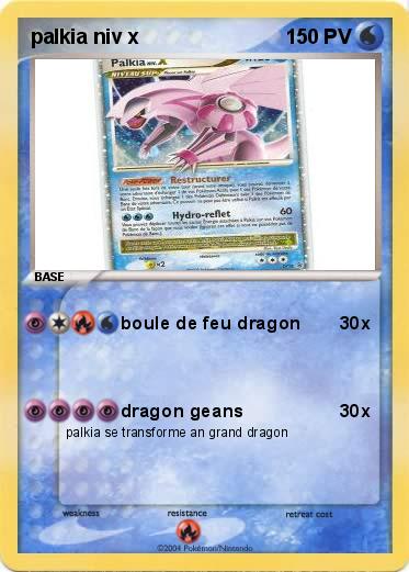 Pokemon palkia niv x