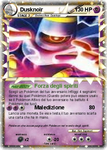 Pokemon Dusknoir
