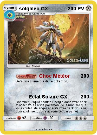 Pokemon solgaleo GX