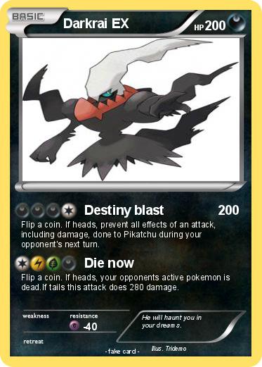 Pokemon Darkrai EX