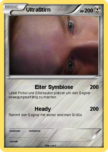 Pokemon UltraStirn