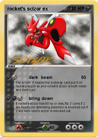 Pokemon rocket's scizor ex