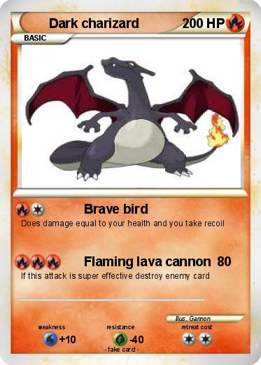 Pokemon Dark charizard