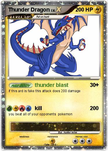 Pokemon Thunder Dragon