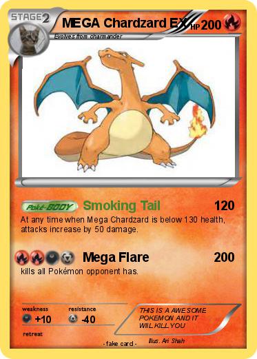 Pokemon MEGA Chardzard EX