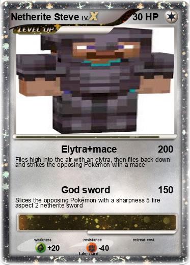 Pokemon Netherite Steve