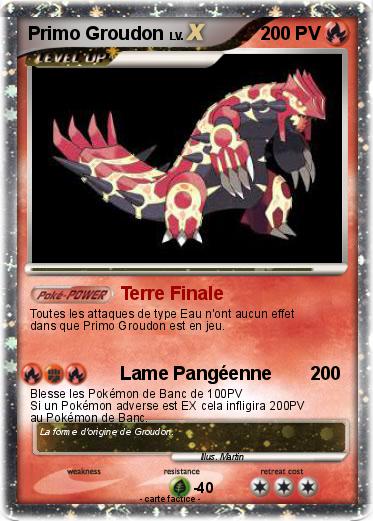 Pokemon Primo Groudon