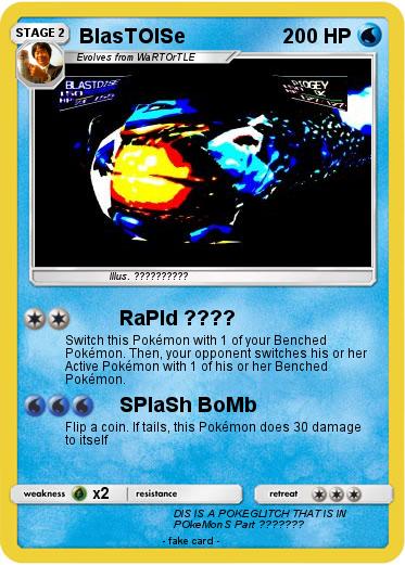 Pokemon BlasTOISe