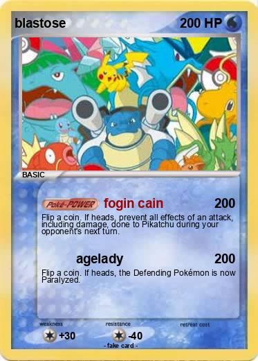 Pokemon blastose