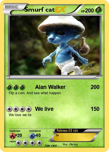 Pokemon Smurf cat