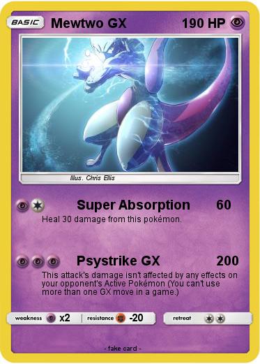 Pokemon Mewtwo GX