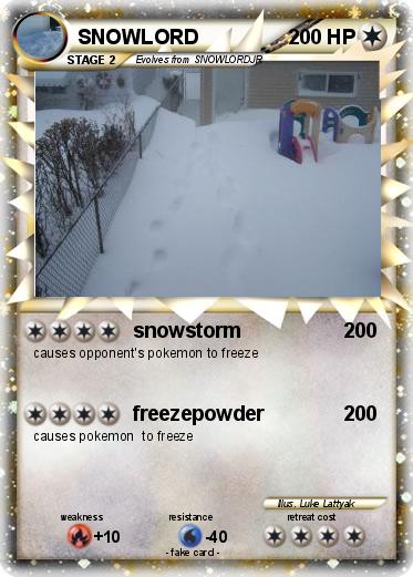 Pokemon SNOWLORD
