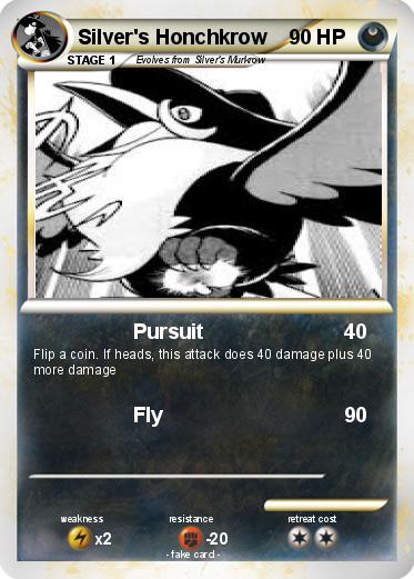 Pokemon Silver's Honchkrow
