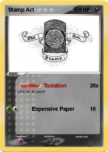 Pokemon Stamp Act