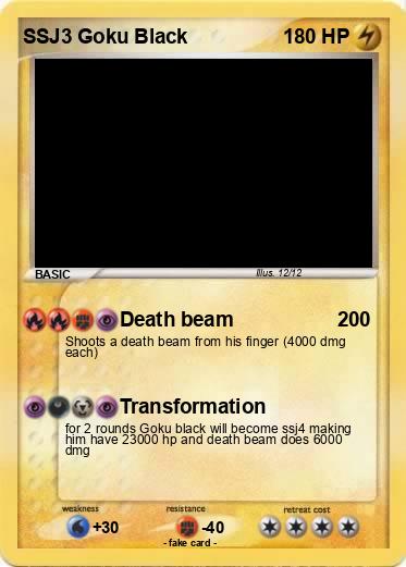 Pokemon SSJ3 Goku Black
