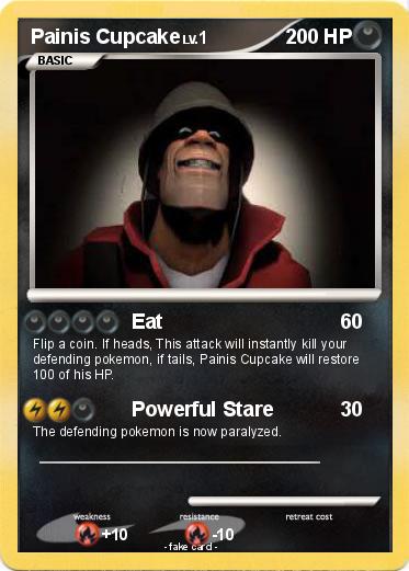 Pokemon Painis Cupcake