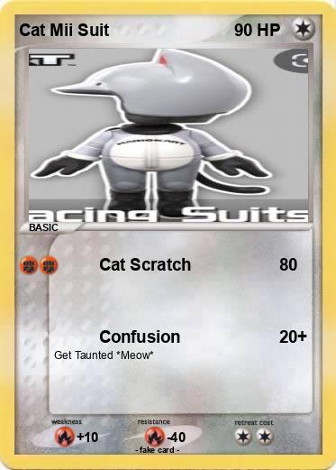 Pokemon Cat Mii Suit
