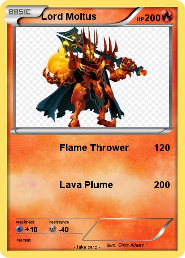 Pokemon Lord Moltus