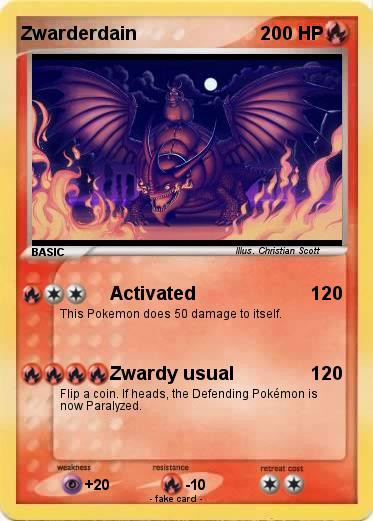Pokemon Zwarderdain