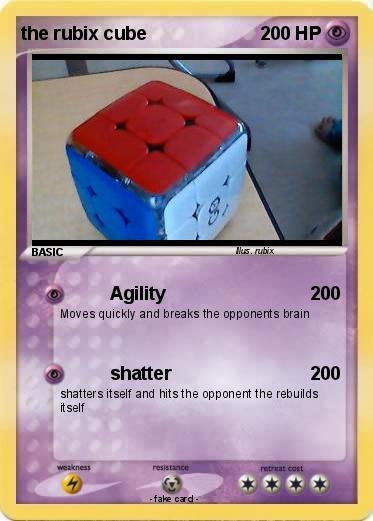 Pokemon the rubix cube