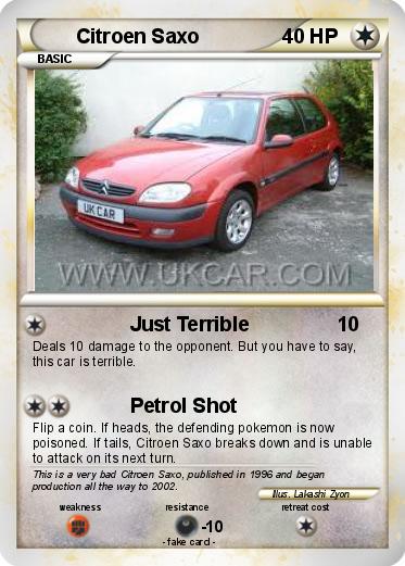 Pokemon Citroen Saxo