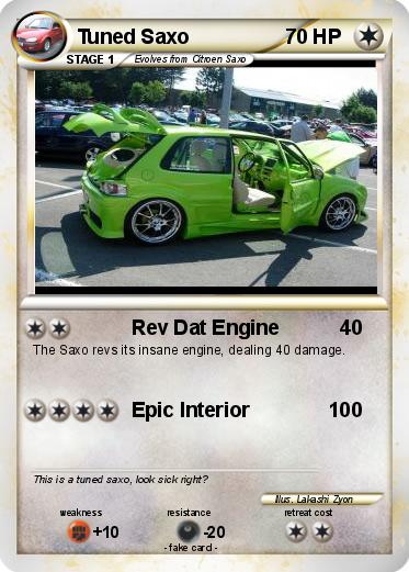 Pokemon Tuned Saxo