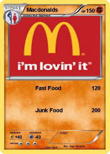 Pokemon Macdonalds