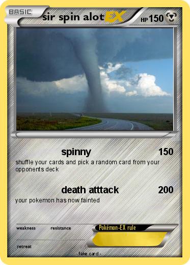 Pokemon sir spin alot