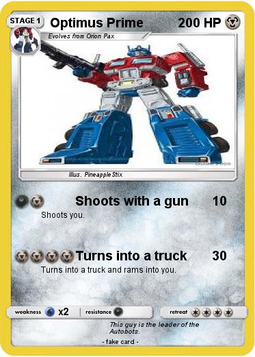 Pokemon Optimus Prime