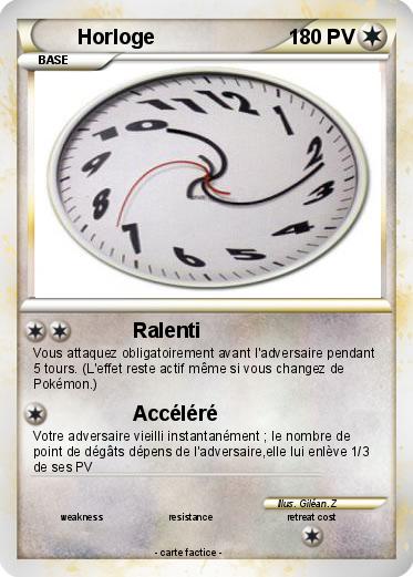 Pokemon Horloge