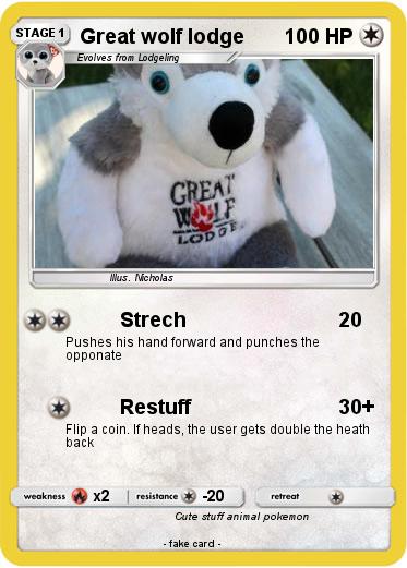 Pokemon Great wolf lodge