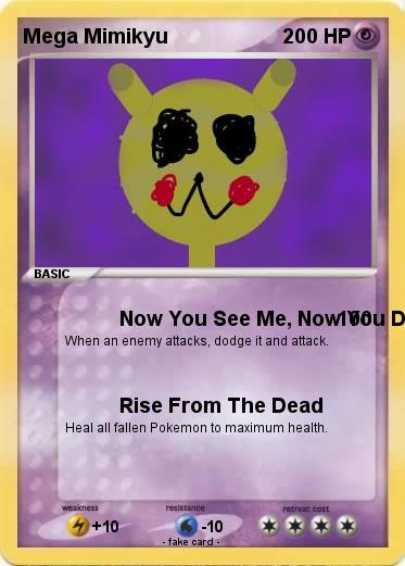 Pokemon Mega Mimikyu
