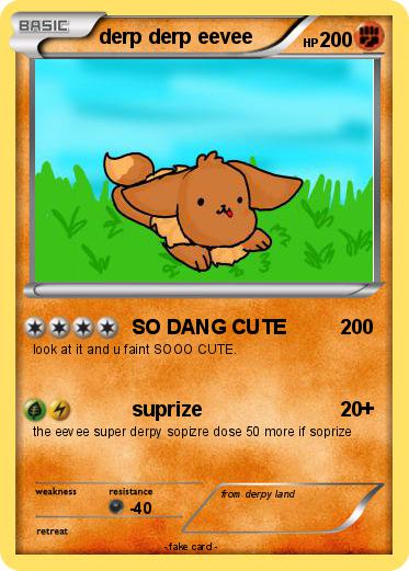 Pokemon derp derp eevee