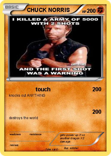 Pokemon CHUCK NORRIS