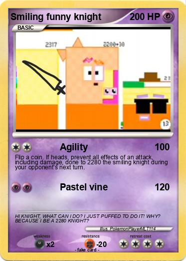 Pokemon Smiling funny knight