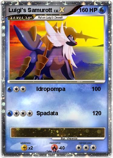 Pokemon Luigi's Samurott