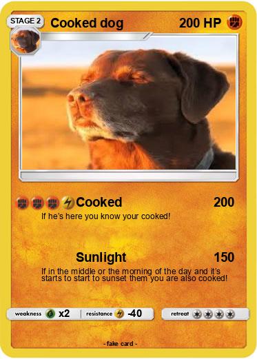 Pokemon Cooked dog
