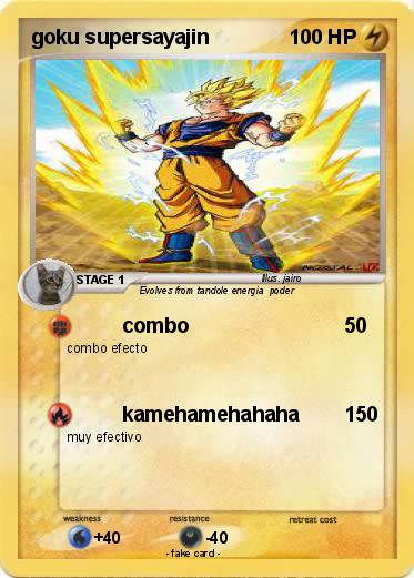 Pokemon goku supersayajin