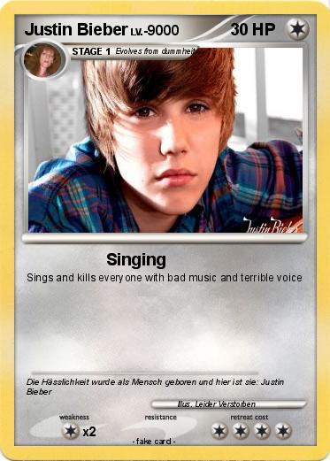 Pokemon Justin Bieber