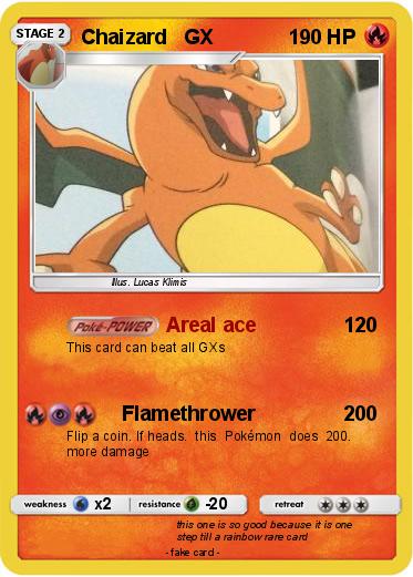 Pokemon Chaizard   GX